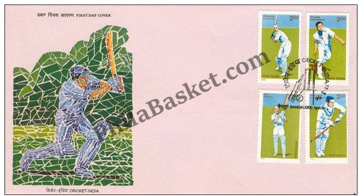 #FDC913 - Cricket- Col. C. K. Naidu - First Day Cover - 1996