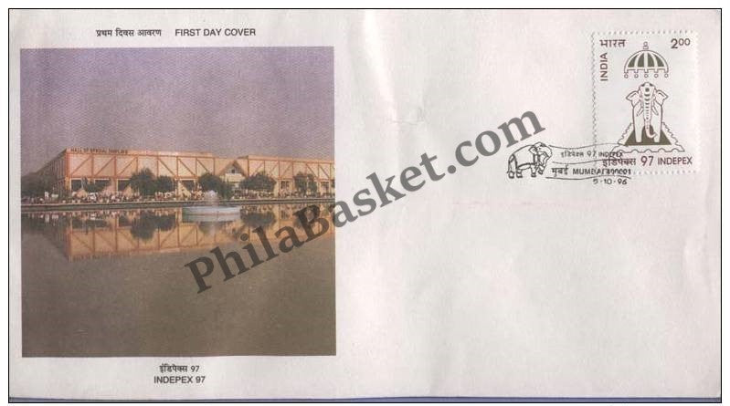 #FDC929 - Indepex-97 - Logo - First Day Cover - 1996