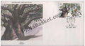 #FDC952 - Parijat Tree (Setenant- Stamp) - First Day Cover 1997