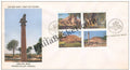 #FDC958 - Indepex- 97 - Cultural Centres  (Block of Four) - Nalanda - First Day Cover - 1997