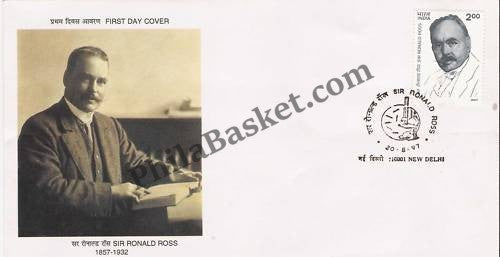 #FDC967 - Sir Ronald Ross - First Day Cover - 1997