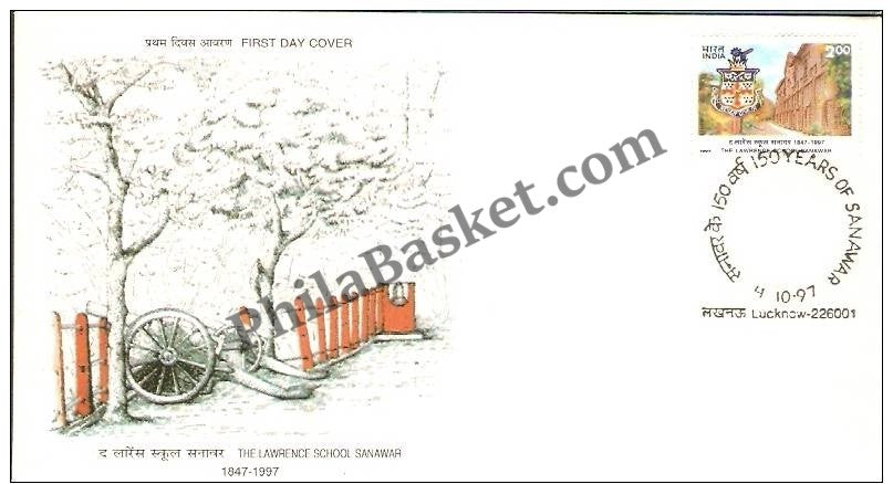 #FDC974 - Lawrence School, Sanawar - First Day Cover - 1997