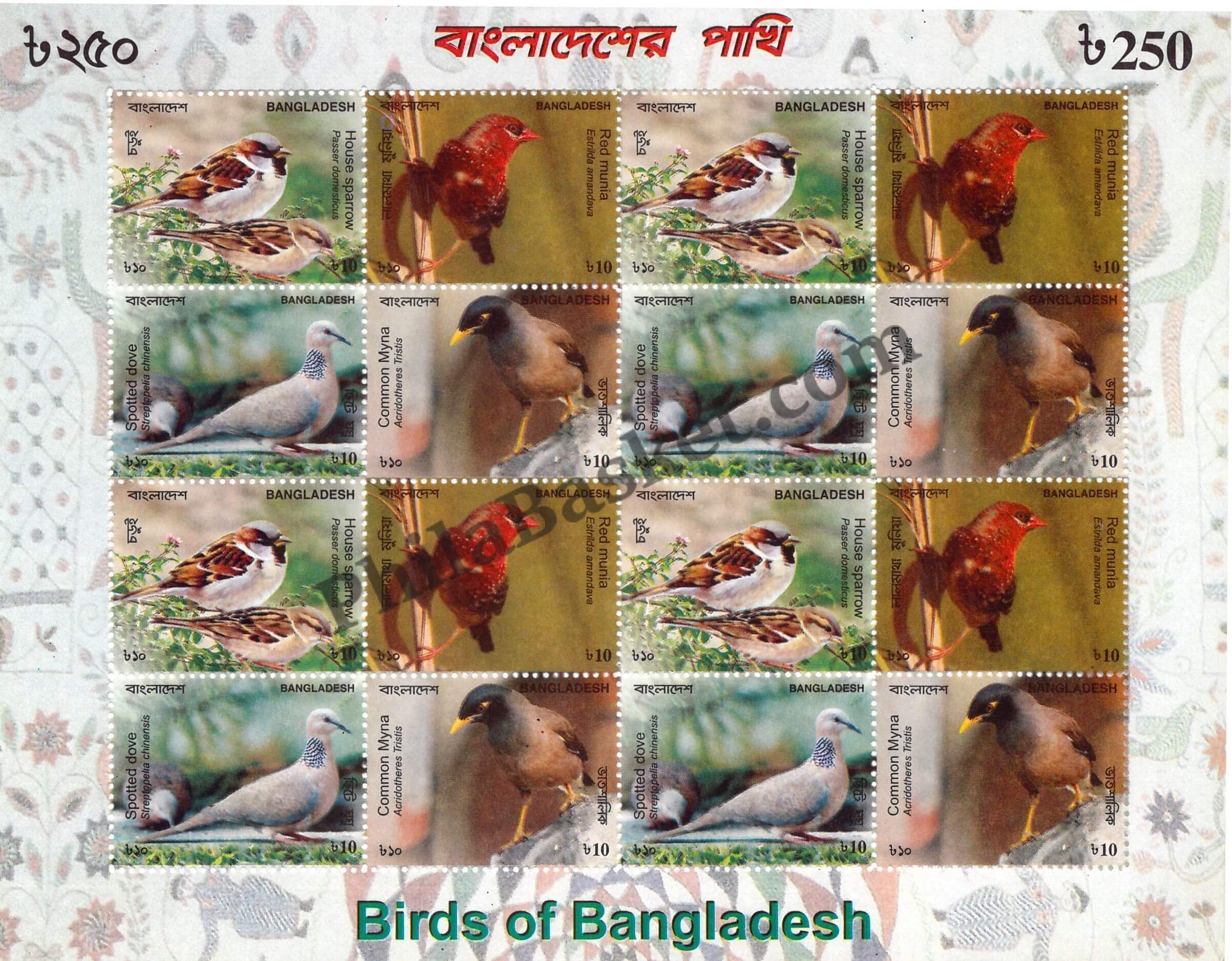 #FI09 - Birds of Bangladesh - Sheetlet - Bangladesh - 2020