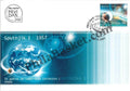 #FI56 - 50 Years since the Launch of SPUTNJIK 1 / SPUTNIK 1 - First Day Cover - Serbia - 04 Oct 2007