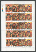 #FS1381-WomenS Day -  Mix Setenant Sheet- FullSheet (Set of 5) India MNH - 2007