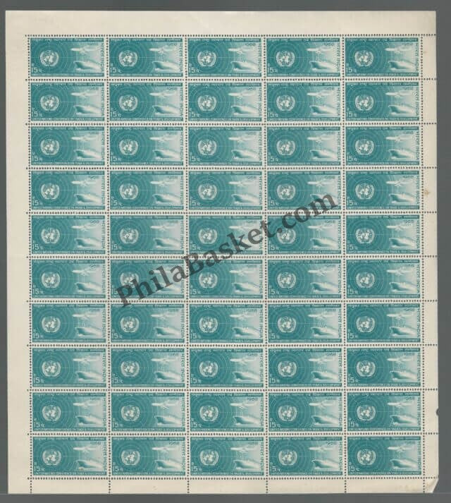 #FS139-UN Conference on Trade and Development- FullSheet  India MNH - 1968