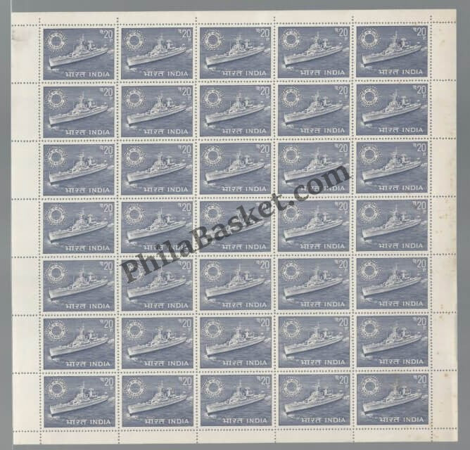 #FS154-Navy Day -INS Nilgiri- FullSheet  India MNH - 1968