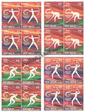 #FS1566-Xix Common Wealth Games ( With ? Sign )- FullSheet (Set of 4) India MNH - 2010