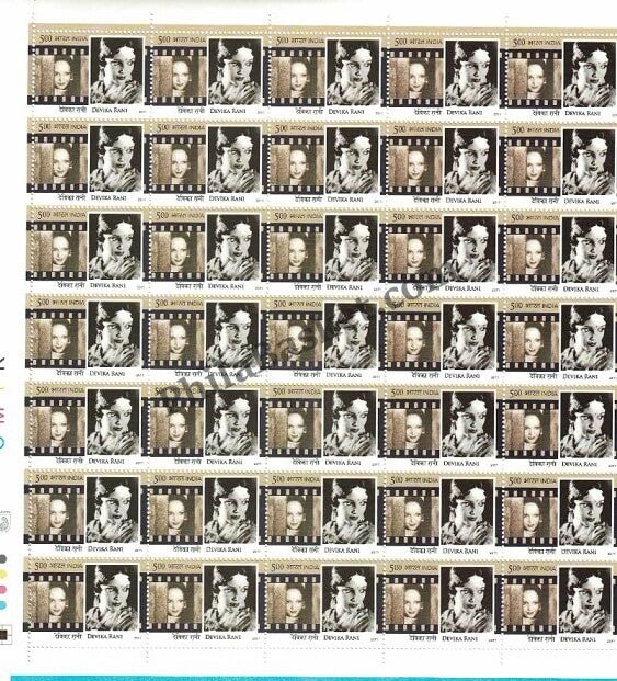 #FS1599-Legendary Heroines of Indian Cinema - Meena Kumari, Nutan,Leela,Savitri ,Kanan,Devika- FullSheet (Set of 6) India MNH - 2011