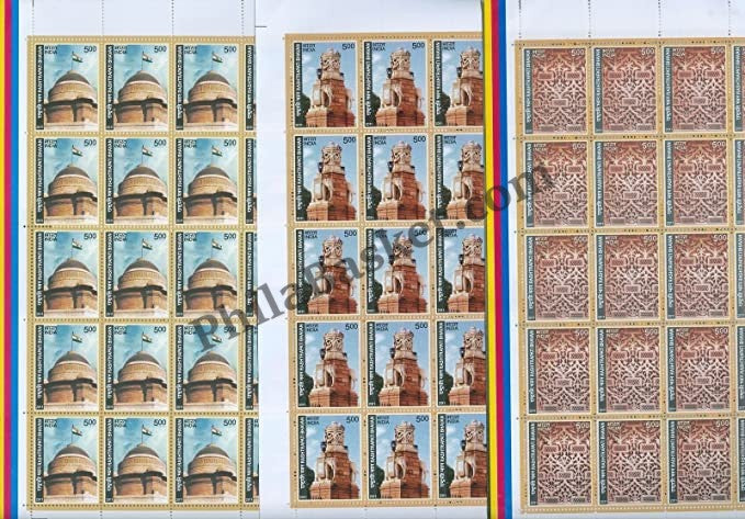 #FS1611-Rashtrapati Bhavan- FullSheet (Set of 4) India MNH - 2011