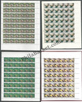 #FS1656-Endemic Species of Biodiversity Hotspots- FullSheet (Set of 4) India MNH - 2012