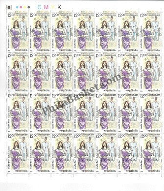 #FS1918-Indian Fashion - Sari in Myriad Forms - Series 2- FullSheet (Set of 4) India MNH - 2019