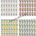 #FS1918-Indian Fashion - Sari in Myriad Forms - Series 2- FullSheet (Set of 4) India MNH - 2019