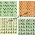 #FS1931-Indian Perfumes - Orange Blossom and Agarwood- FullSheet (Set of 4) India MNH - 2019
