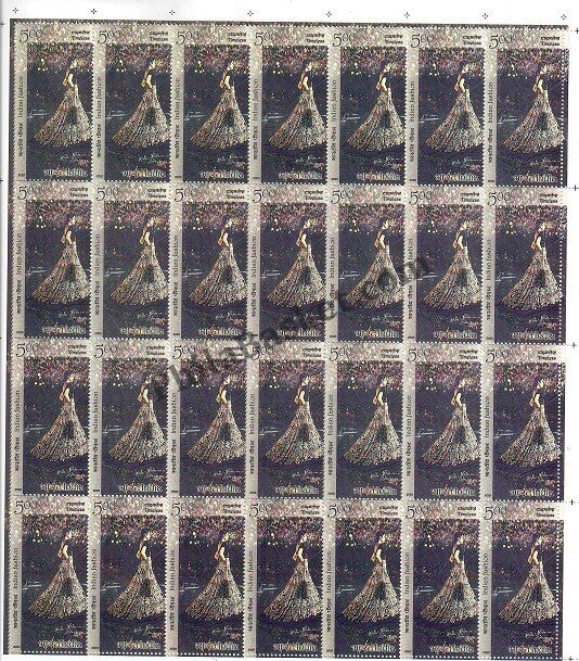 #FS1942-Indian Fashion- Designers Creation: Series 4- FullSheet (Set of 9) India MNH - 2020