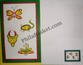 #GS45 - Traditional Patterns - 3 Rs Envelop With Card - Christmas - Greeting Card India - 2nd Series (28 Cards) - 1 Dec 2000