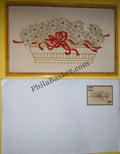 #GS54 - Flowers - 3 Rs Envelop With Card - Christmas - Greeting Card India - 2nd Series (28 Cards) - 1 Dec 2000
