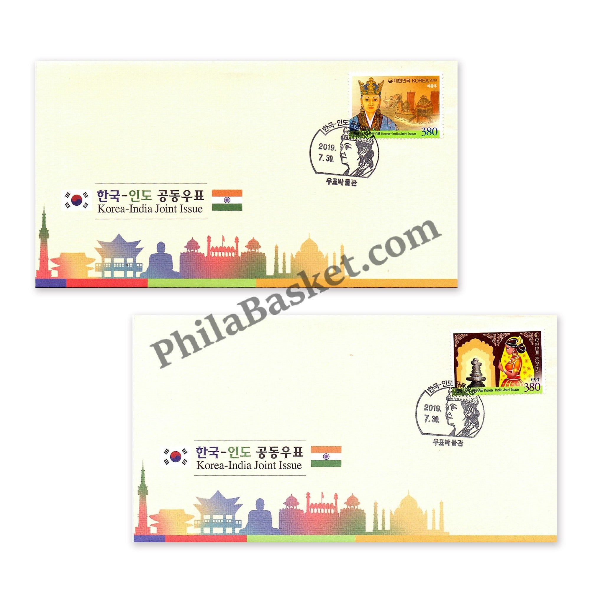 #JS01 - Korea India Joint Issue - Presentation Pack Korea - 30 July 2019