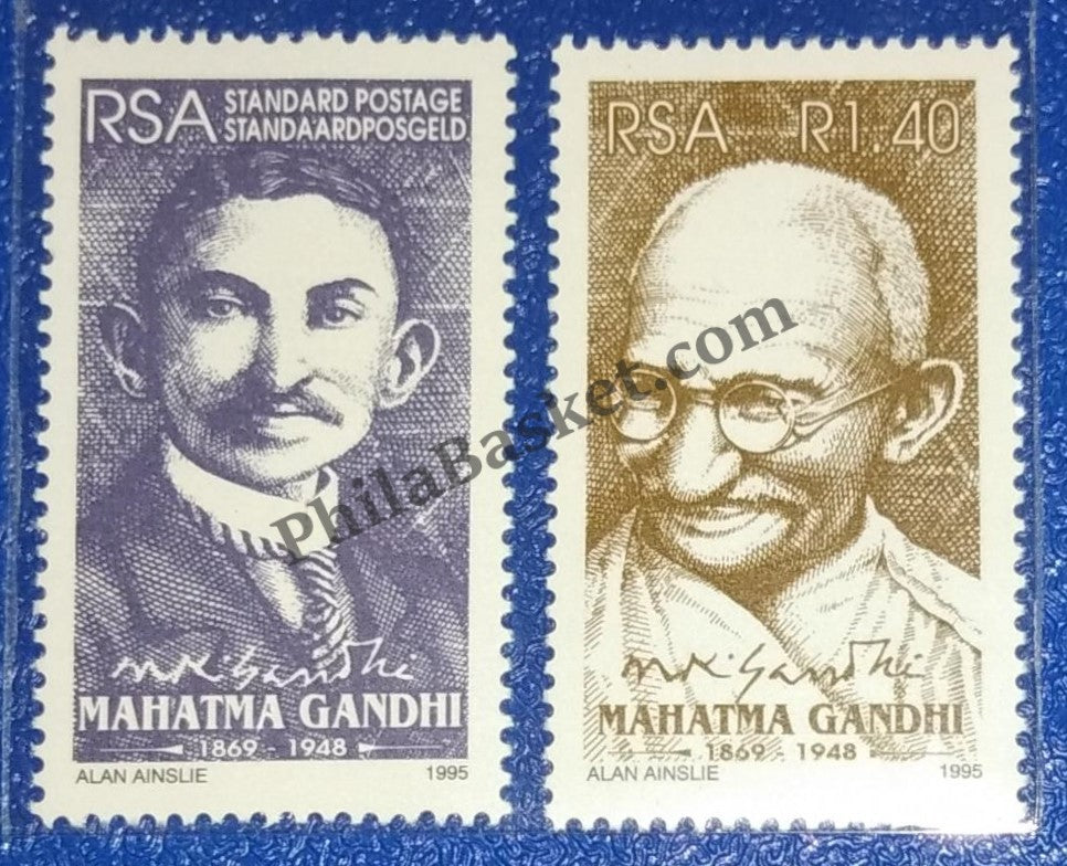 #JS07 - South Africa Gandhi India Joint Issue - Stamp - South Africa - 02 Oct 1995