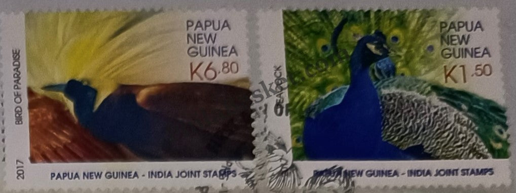 #JS105 - Papua New Guinea India Joint Issue - Stamp V2 - Papua New Guinea -  30 Sep 2017