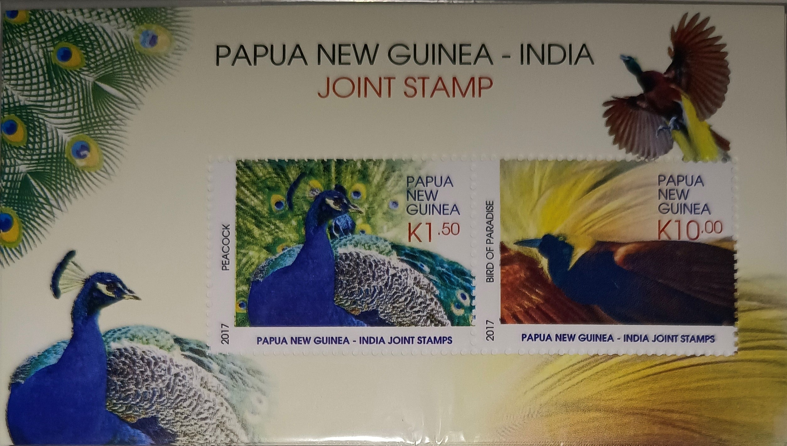 #JS106 - Papua New Guinea India Joint Issue - Miniature Sheet - Papua New Guinea - 30 Sep 2017