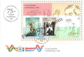 #JS174 - 75 Years of India Luxembourg Friendship Joint Issue - Miniature Sheet First Day Cover - Luxembourg - 14 Mar 2023