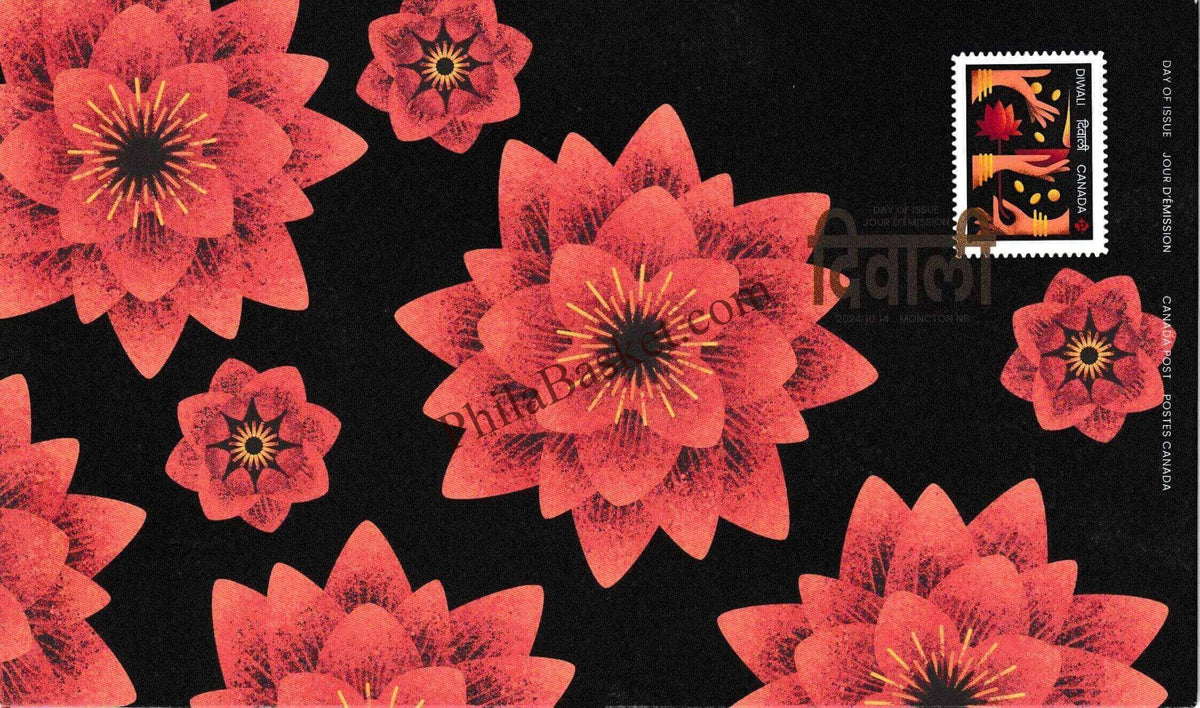 #JS224 - Diwali - Festival of Light - First Day Cover - Canada - 14 Oct 2024