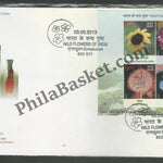 #MS-FDC109 - Wild Flowers (Set of 3) - Miniature Sheet First Day Cover (MSFDC) - 20-May-13