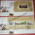 #MS-FDC210 - Indian in First World War (Set of 4) - Miniature Sheet First Day Cover (MSFDC) - 23-Feb-19