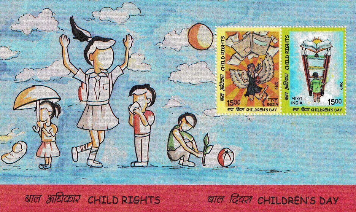 #MS251 - Children Day 2019 - Child Rights - Miniature Sheet MS - MNH - India - 14 Nov 2019