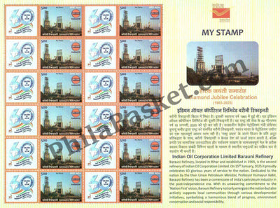 #MYS357 - Indian Oil Corporation Limited - Barauni Refinery- Customize My Stamp - 15 Jan 2025