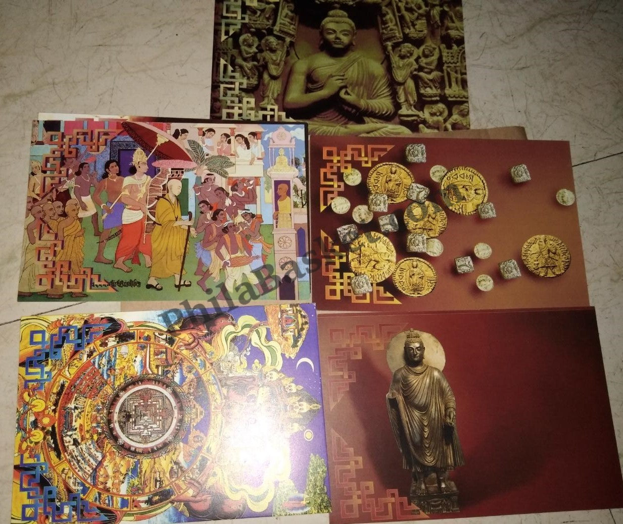 #PC06 - Picture Postcards Maxim Card on Budhha (Set of 5) - Buy india Stamps - PhilaBasket.com