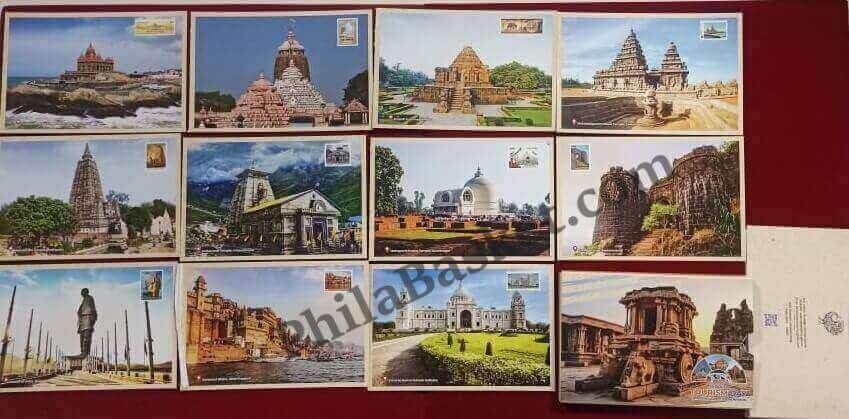 #PC143 - World Tourism Day (Set of 12) - Picture Postcard - New Delhi - India - 27 Sep 2025