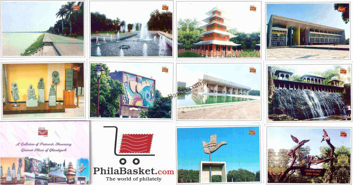 #PC144 - Eminent Places of Chandigarh (Set of 10) - Picture Postcard - Chandigarh - India - 04 Jun 2025