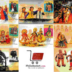 #PC153 - Puppets of India (Set of 8) - Picture Postcard - New Delhi - India - 13 Feb 2026