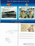 #PC155 - 100 Years of Airmail with Rare Historic Autograph - Picture Postcard - New Delhi - India - 12 Feb 2011