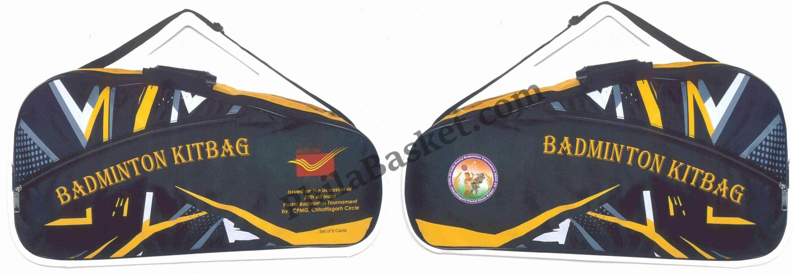 #PC70 - Badminton Kit Bag , First Odd Shaped Postcards of India - Picture Postcard - Chhattisgarh - India - 01 Jan 2024