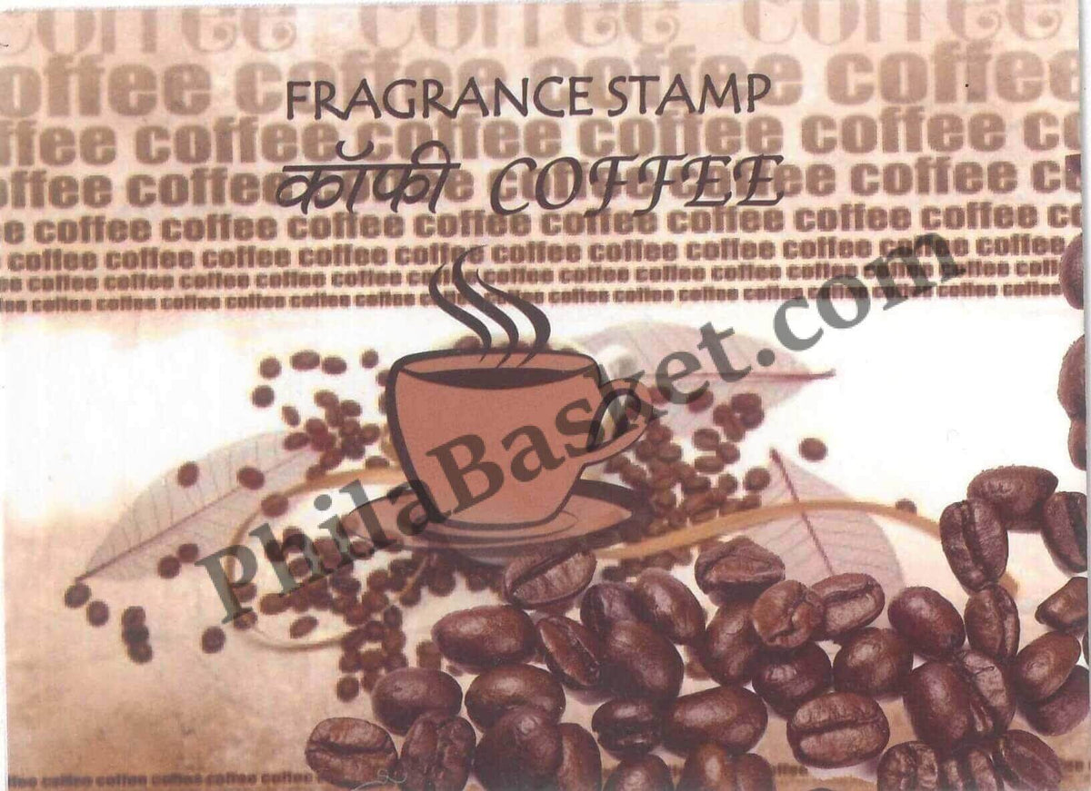 #PP16 - Special Presentation Pack of Fragrance Stamp COFFEE by New Delhi (Ltd. Qty.) - Presentation Pack - India MNH - 18 Jan 2024
