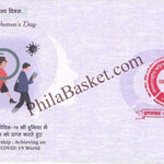 #SC1166 - International Womens Day - in Covid 19 World by Uttar Pradesh circle - Special Cover - India - 08 Mar 2021