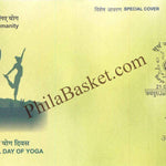 #SC1195 - Surya Namaskar - 8th International Day of Yoga by Rajasthan circle - Special Cover - India - 21 Jun 2022