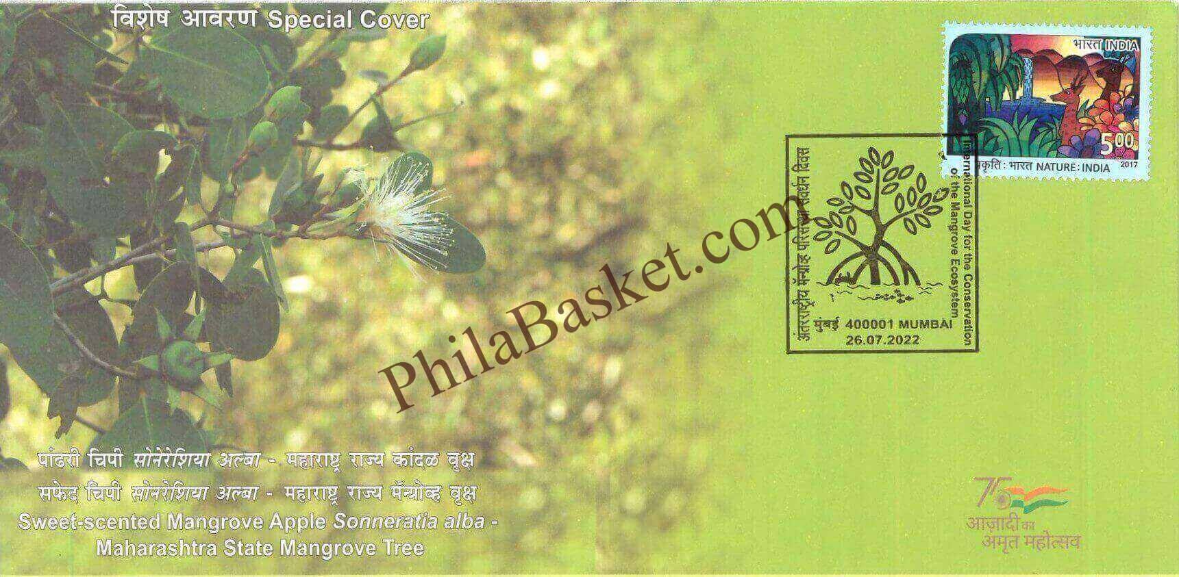 #SC1197 - International Day for the conservation of the Mangrove Ecosystem by Maharashtra circle - Special Cover - India - 25 Jul 2022