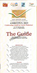 #SC120 - Special 5 Color Cancellation on Guide Amritpex 2023, Pragti Maidan New Delhi - Special Color Cover - India - 12 Feb 2023