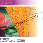 #SC1241 - Lotus - Ratchaphruek ( Golden Shower Tree ) - National Flower of India and Thailand - Released During Thailand International Exhibition 2023 - Special Cover - Thailand - 30 Nov 2023