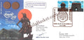 #SC1264 - Shri Chhatrapati Sambhaji Raje, Horse Carried Cover with My stamp and Coin Replica and Brass Emboss Cancellation by Maharashtra circle - Special Cover - India - 18 Dec 2025
