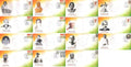 #SC130 - Tribute to Unsung Freedom Fighter (Set of 15 Special Cancellation) - Assam Circle - Special Cover - India - 15 Aug 2022