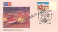 #SC471 - City Palace, Jaipur, 5th India National Philatelic Exhibition, INPEX 1986 by Rajasthan Circle - Special Cover - India - 14 Feb 1986
