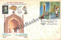 #SC483 - Queens Baton Relay, Delhi Commonwealth Games 2010, Chikan Kala, Rumy Gate, Kathak Dance, Chess By New Delhi Circle - Special Cover - India - 09 Jul 2010