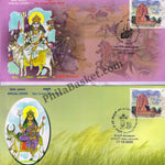 #SC51 - Nav Durga Devi (Set of 9) - West Bengal Circle - Special Cover - India - 24 Oct 2020