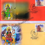 #SC51 - Nav Durga Devi (Set of 9) - West Bengal Circle - Special Cover - India - 24 Oct 2020