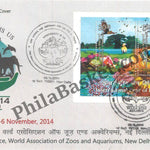 #SC940 - Biodiversity is US - World Association of Zoos & Aquariums by New Delhi circle - Special Cover - India - 03 Nov 2014
